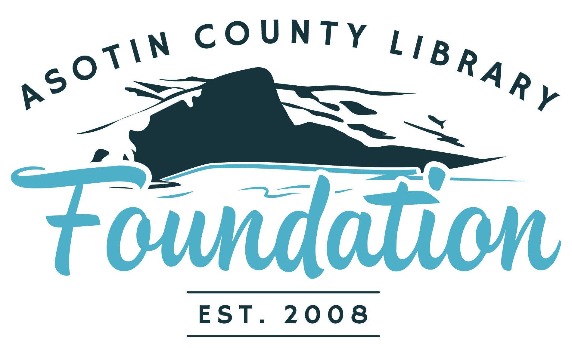 Asotin County Library Foundation EST. 2008 logo