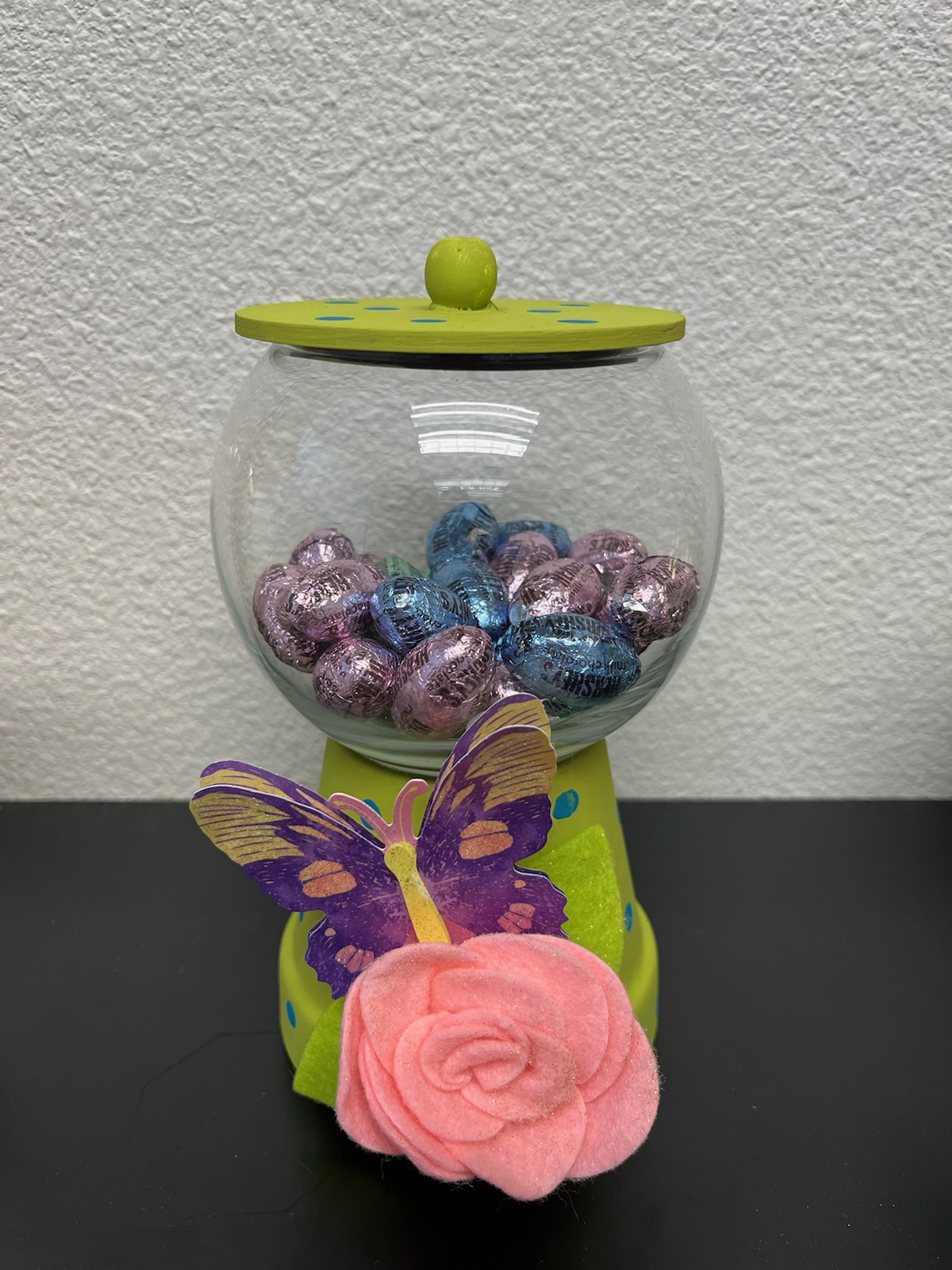colorful candy dish