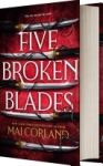 "Five Broken Blades" book cover