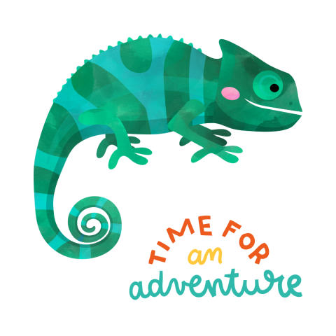 Time for an adventure reptile image