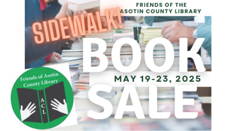 sidewalk book sale 