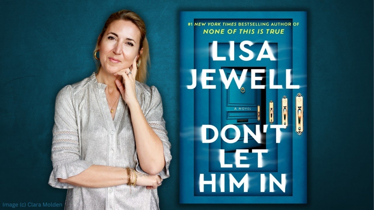 Author image with book cover